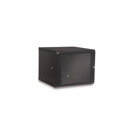 Cable Wholesale 9U Rackmount Fixed Wall Mount Cabinet with Glass Door 61C2-11209